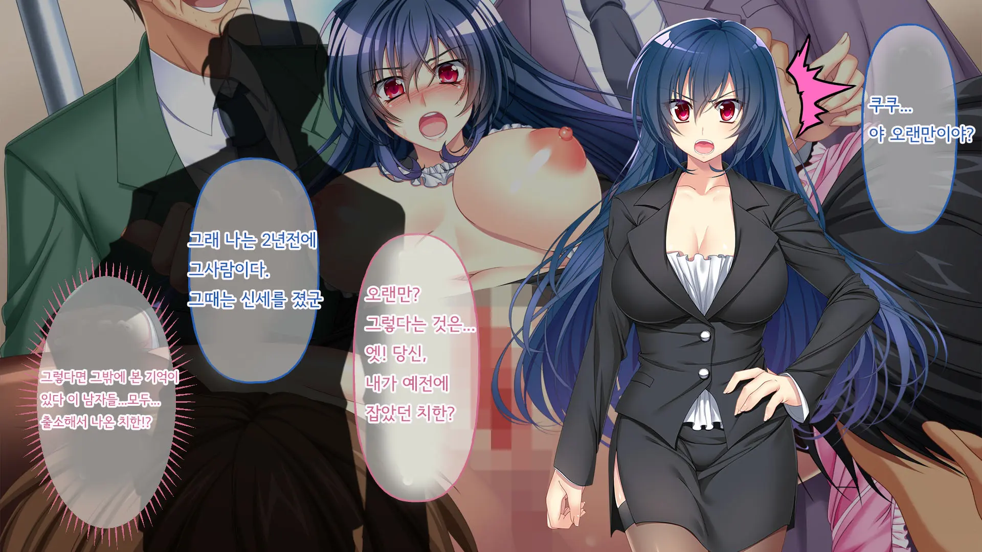 Nigeba Nashi! Misshitsu Chikan Densha ~ Otori Sosakan No Hamerare Jigoku | 도망칠수 없어! 밀실치한전차 ~함정수사관의 삽입지옥~